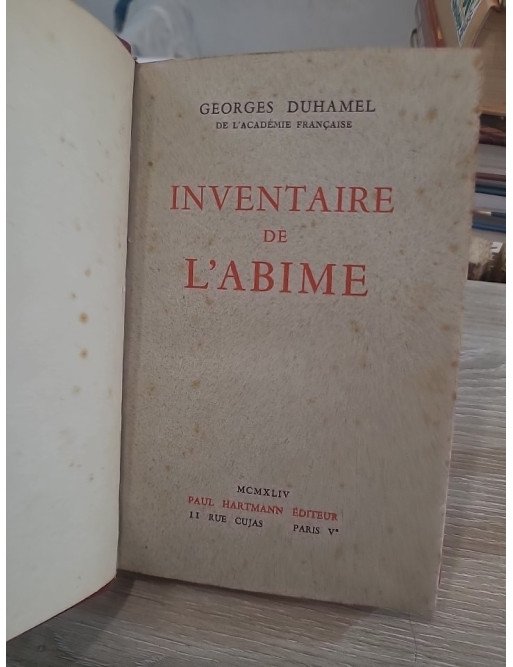Inventaire de l’abîme (1884-1901)