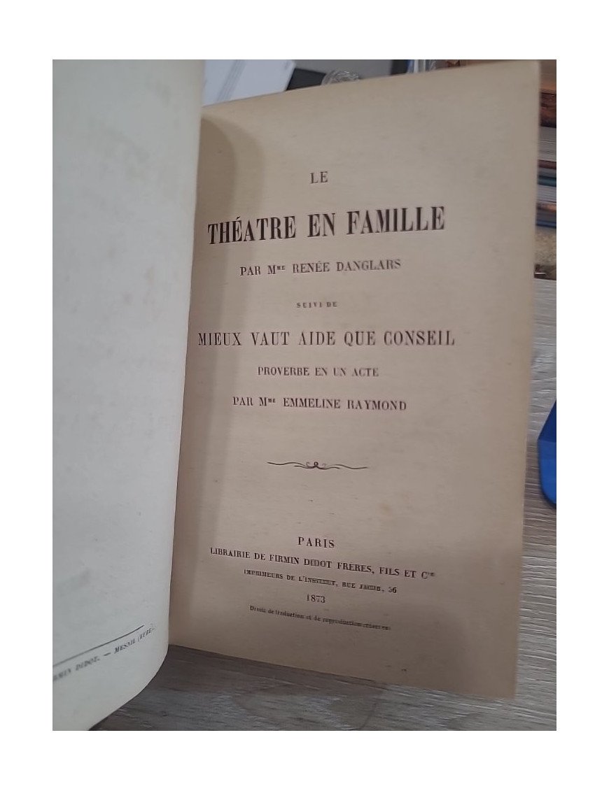 Théâtre des mères de famille suivi de Mieux vaut aide que conseil