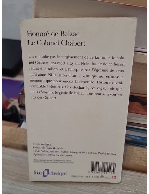 Le Colonel Chabert - Honoré de Balzac