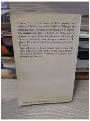 Mémoires d'exil et de combats – Henri d'Orléans