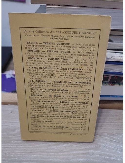Premières Poésies 1829-1835 de Alfred de Musset