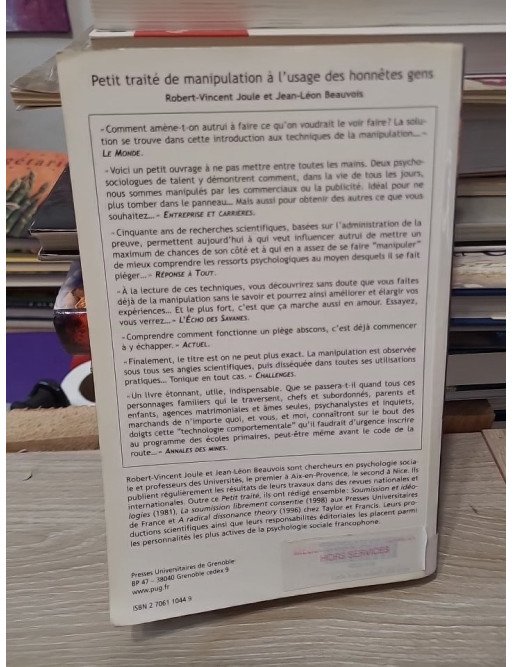 Petit traité de manipulation à l'usage des honnêtes gens - Robert-Vincent Joule, Jean-Léon Beauvois