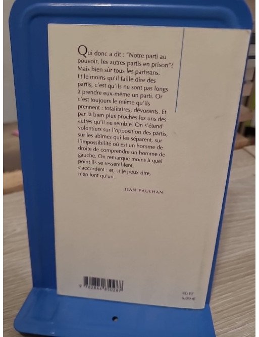 Lettre à un jeune partisan (ancienne édition)