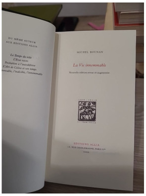 La Vie innommable – Michel Bounan