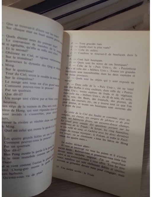 Les Sociétés secrètes en Chine – Jean Chesneaux