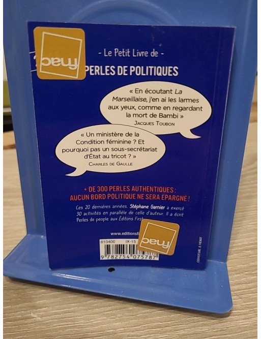 Perles de politiques : Perles & lapsus de la Ve République — Stéphane Garnier