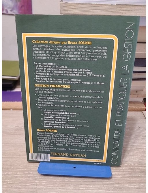 Gestion financière – Édition 1988