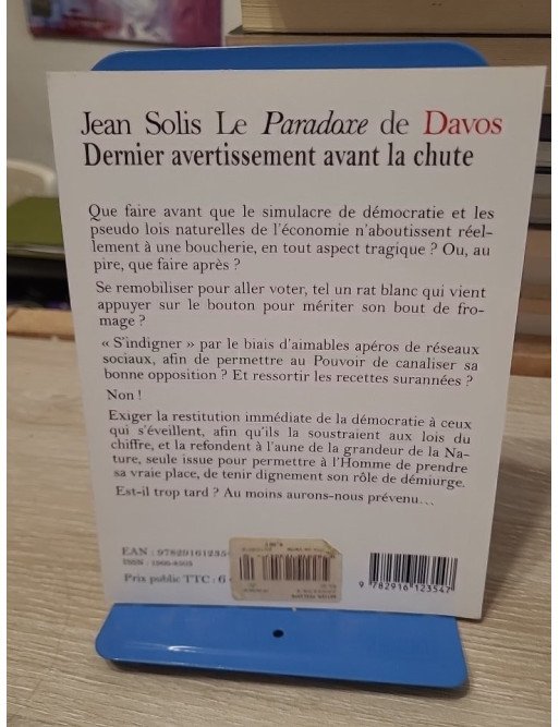 Le Paradoxe de Davos - Dernier avertissement avant la chute - Jean Solis