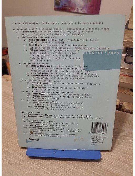 Nouveaux monstres et vieux démons – Déconstruire l'extrême droite