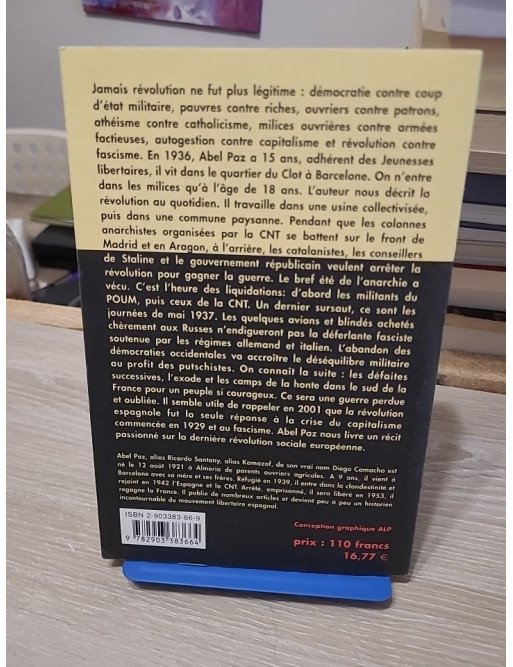 Barcelone 1936. Un adolescent au cœur de la révolution espagnole