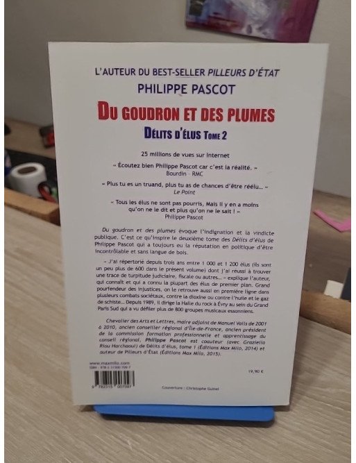 Du goudron et des plumes – Délits d'élus – Tome 2 – Philippe Pascot