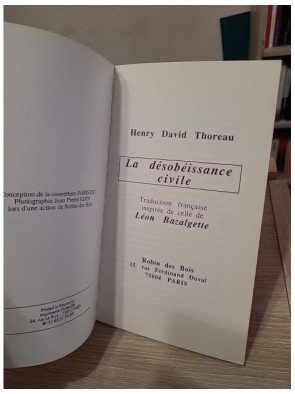 La désobéissance civile