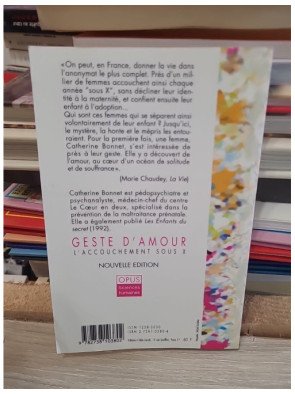 Geste d'amour - L'accouchement sous X - Catherine Bonnet