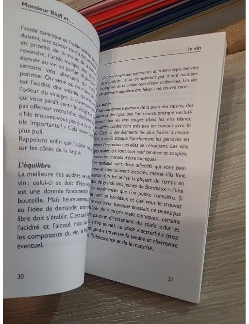 Monsieur Bluff et... le vin