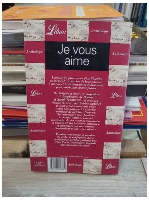 Je vous aime - Les Plus Belles Lettres D'Amour