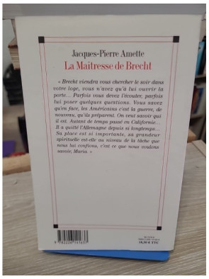 La Maîtresse de Brecht - Prix Goncourt 2003