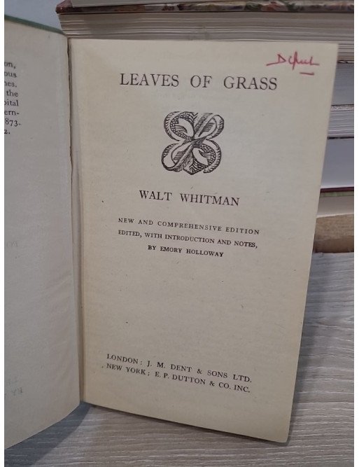 Leaves of Grass ( livre en anglais)