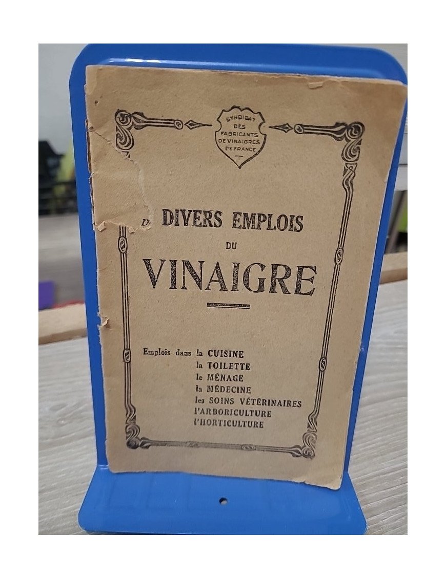 Divers emplois du vinaigre - Syndicat des fabricants de vinaigres de France