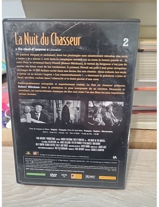 La Nuit du Chasseur (DVD)