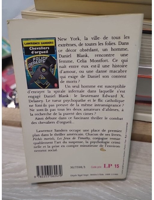 Chevaliers d'orgueil - Lawrence Sanders