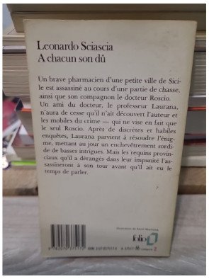 A chacun son dû - Leonardo Sciascia