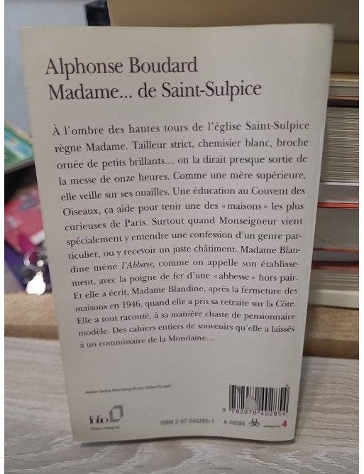 Madame... de Saint-Sulpice - Alphonse Boudard