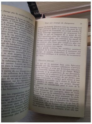 On ne change pas la société par décret - Michel Crozier