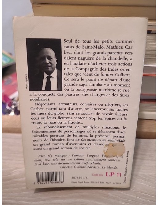 Ces Messieurs de Saint-Malo Tome 1 - Bernard Simiot