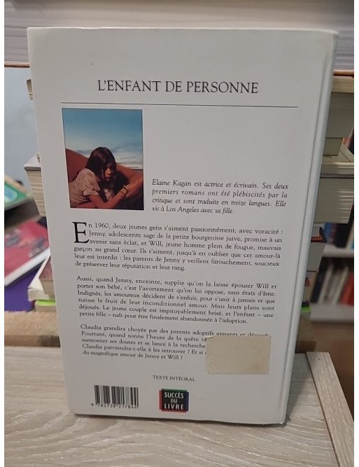 L'enfant de personne - Elaine Kagan