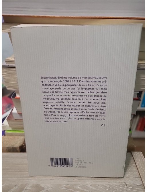 Le jour baisse (2009-2012) - Charles Juliet