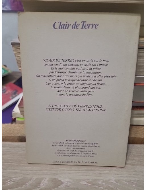 Clair de terre - Albéric De Palmaert