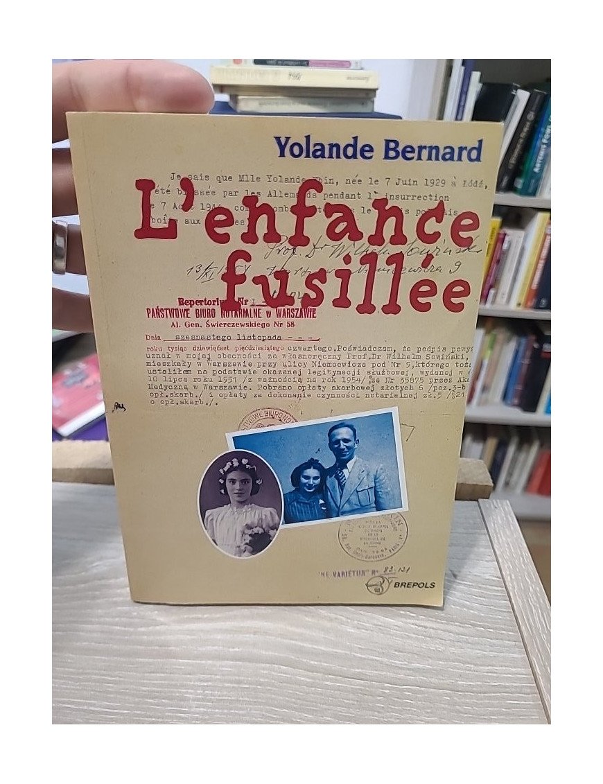 L'enfance fusillée - Yolande Bernard