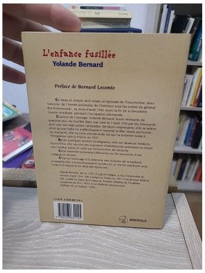 L'enfance fusillée - Yolande Bernard