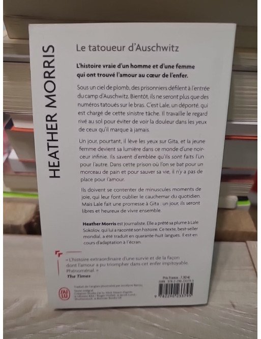 Le tatoueur d'Auschwitz - Heather Morris