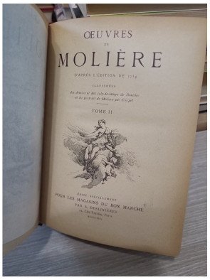Oeuvres de Molière tome 1 & 2 d'après l'édition de 1734 - Molière