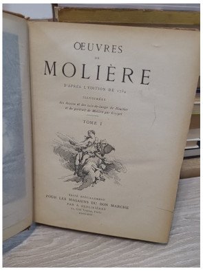 Oeuvres de Molière tome 1 & 2 d'après l'édition de 1734 - Molière