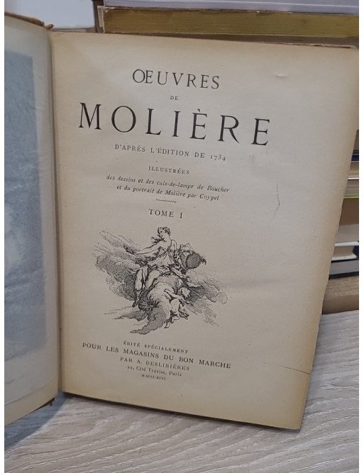 Oeuvres de Molière tome 1 & 2 d'après l'édition de 1734 - Molière