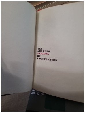 Les grandes enigmes de l'occupation (tomes 1 à 3) - Dumont Jean