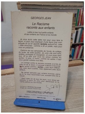 Le racisme raconte aux enfants - Lettre à mes huit petits-enfants et aux enfants de France et du monde - Georges Jean