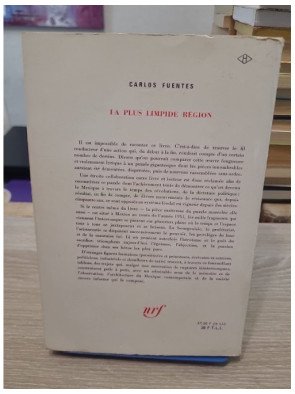 La Plus Limpide Région - Carlos Fuentes