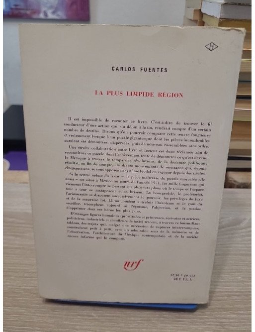 La Plus Limpide Région - Carlos Fuentes