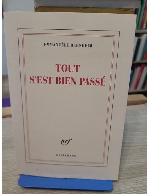 Tout s'est bien passé - Récit intime sur la fin de vie et le lien filial