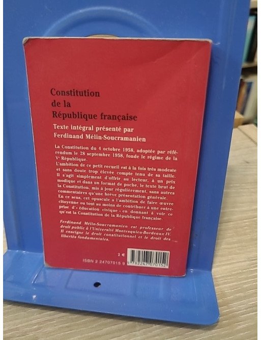 Constitution de la République française - Édition 2006, texte officiel