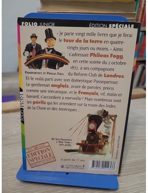 Le Tour du monde en quatre-vingts jours - Édition spéciale Folio Junior