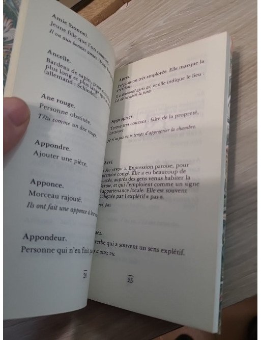 Le parler savoyard - Mots et expressions du terroir