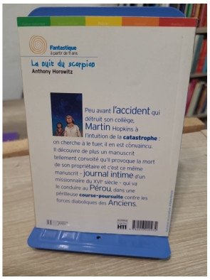 La Nuit du scorpion - Les Cinq contre les Anciens, roman fantastique jeunesse