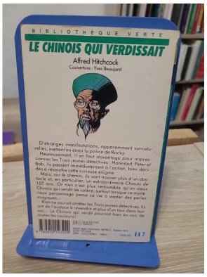 Le chinois qui verdissait - Bibliothèque Verte