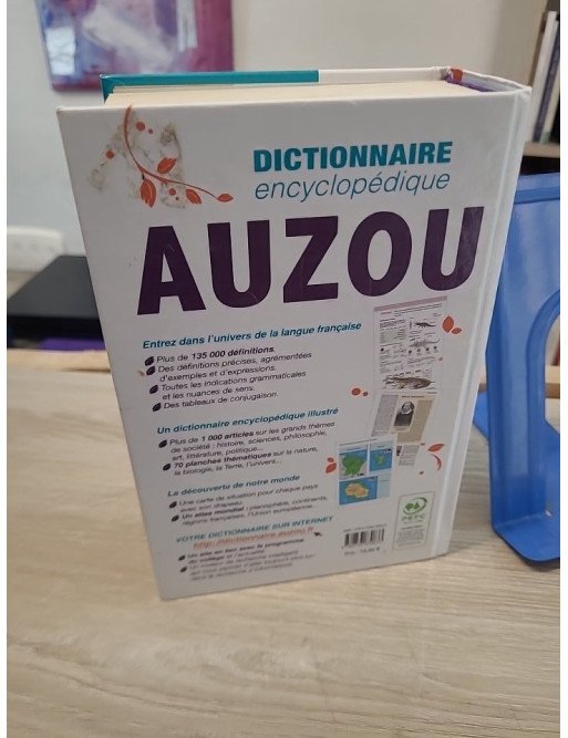 Dictionnaire Encyclopédique Auzou - 135 000 définitions et atlas mondial illustré