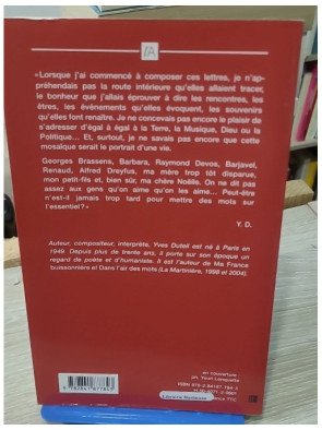 Les choses qu'on ne dit pas - Lettres et confidences d'Yves Duteil