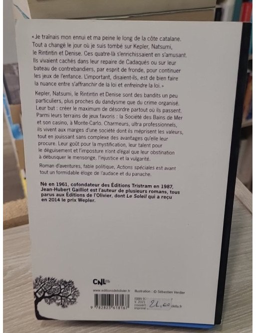 Actions spéciales - Roman d'aventures et fable politique